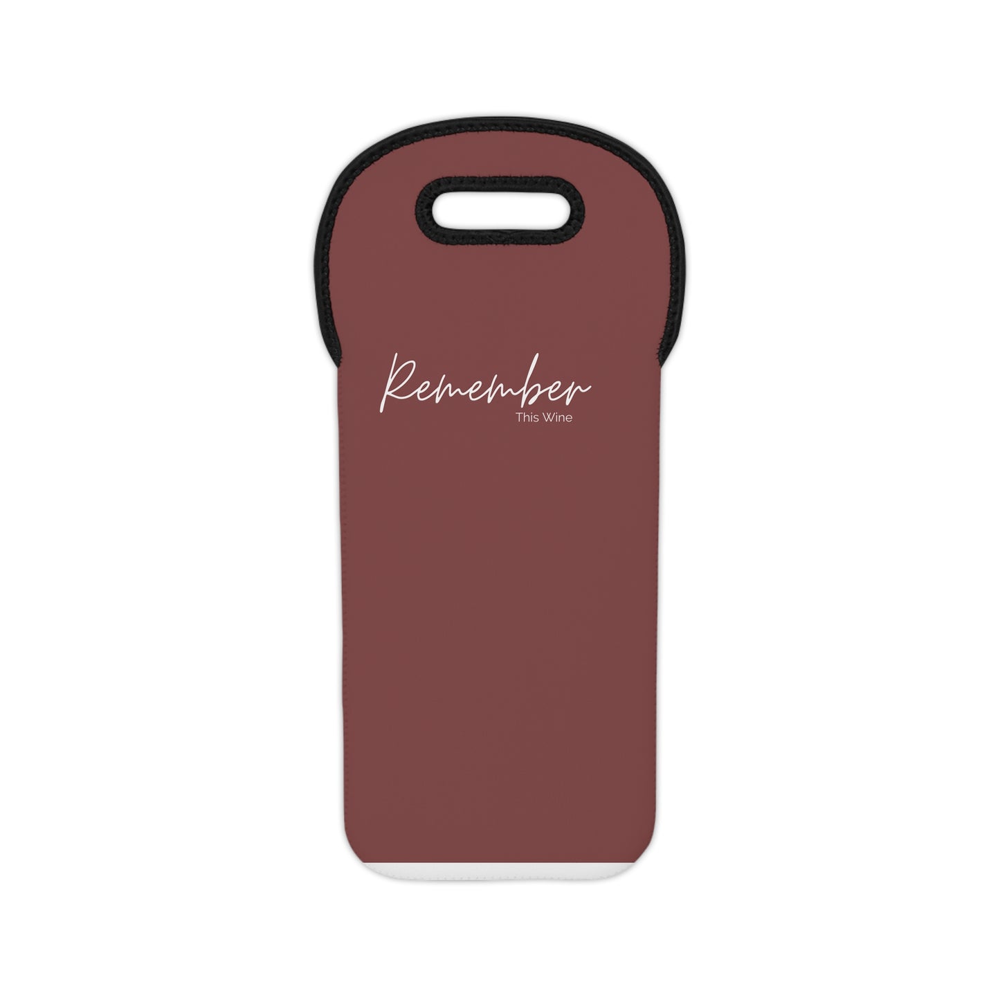 Remember This Wine Tote Bag- Maroon