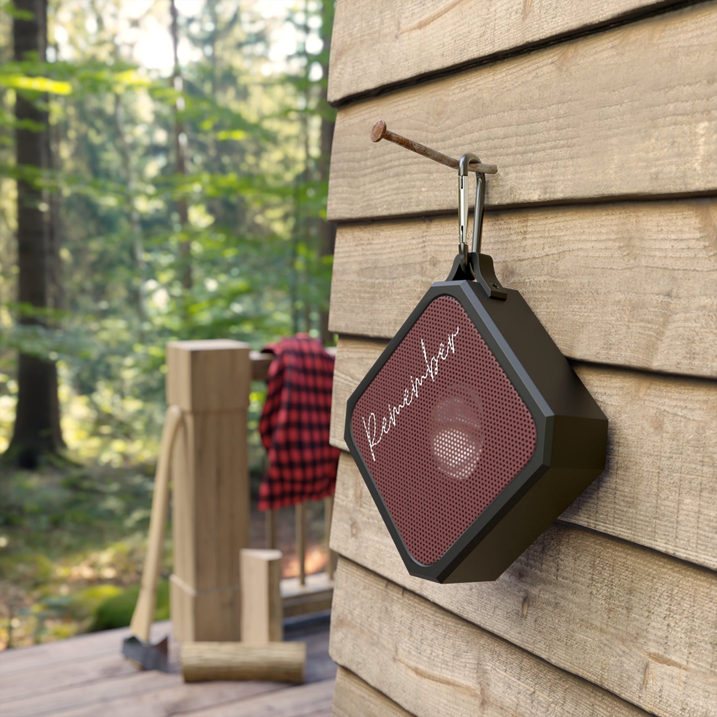 Remember This Blackwater Outdoor Bluetooth Speaker- Maroon