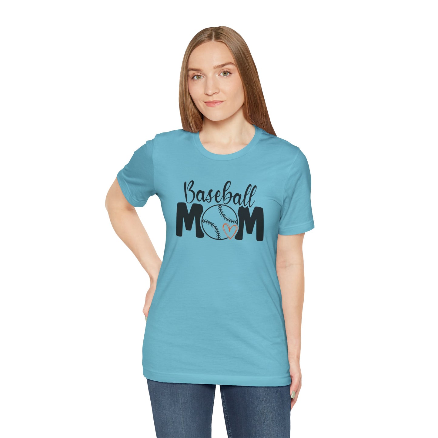 Baseball mom Jersey Short Sleeve Tee