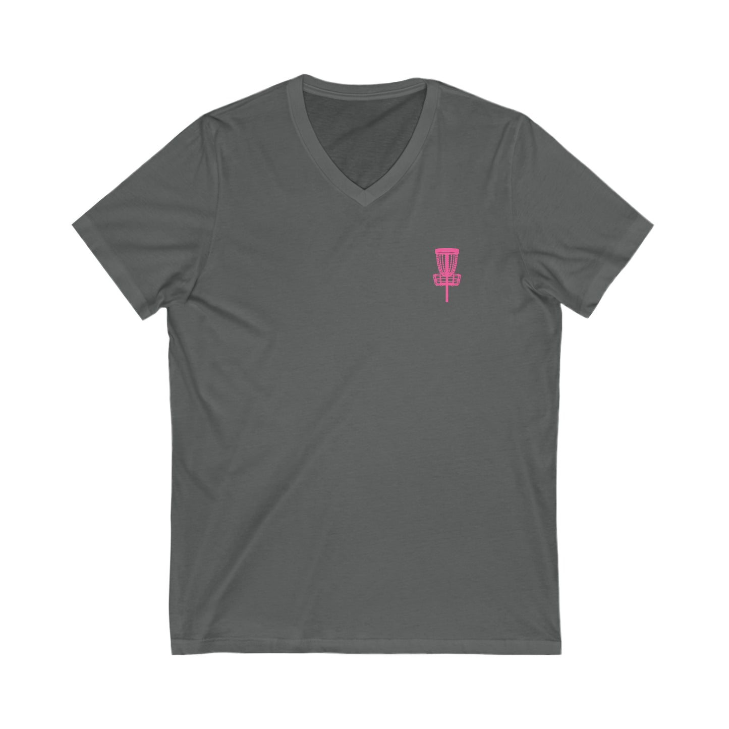 Women's Disc Golf 'I Know I Throw Like a Girl, Try and Keep Up' Pun Tee - Short Sleeve V-Neck Jersey