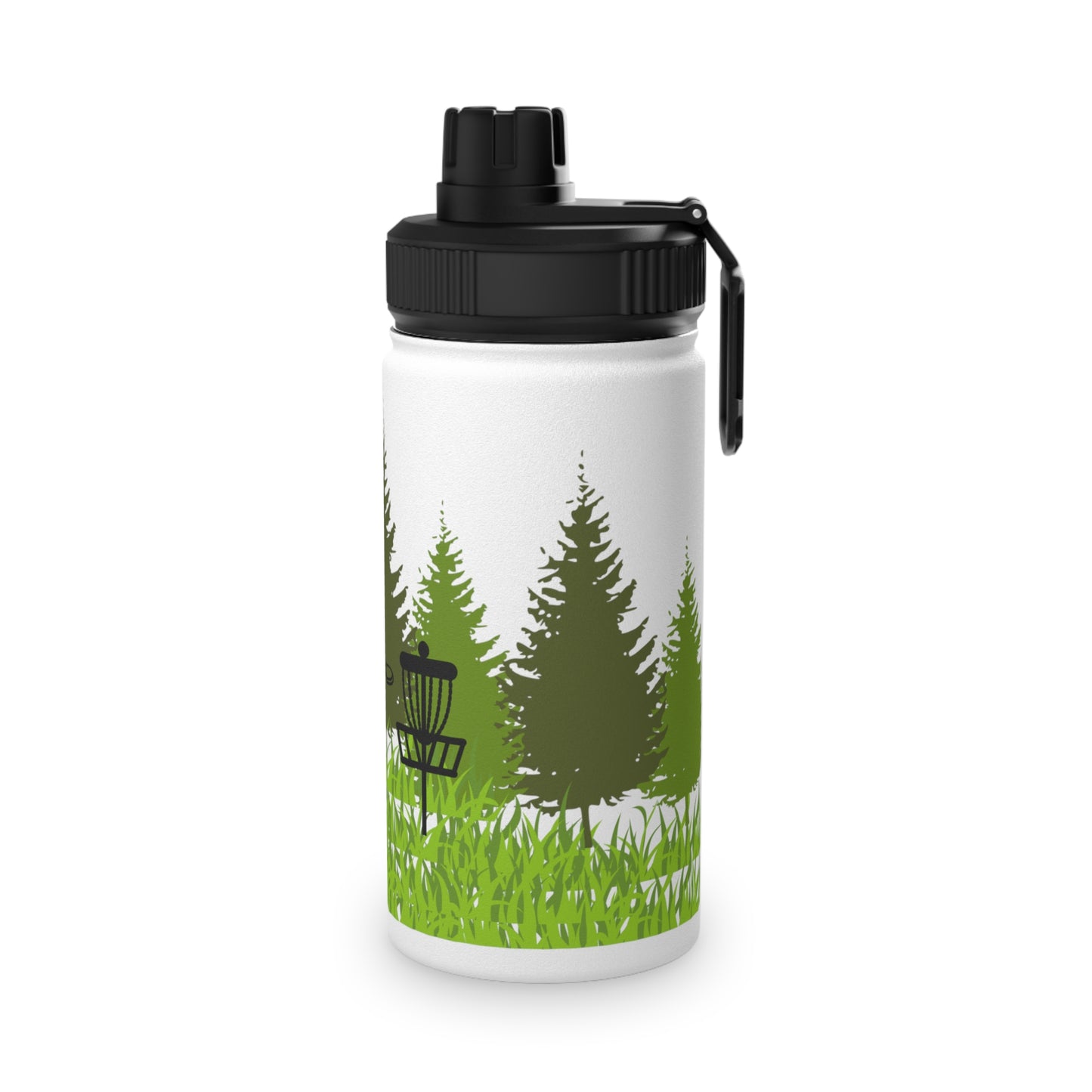 Disc Golf Father and Son Stainless Steel Water Bottle, Sports Lid