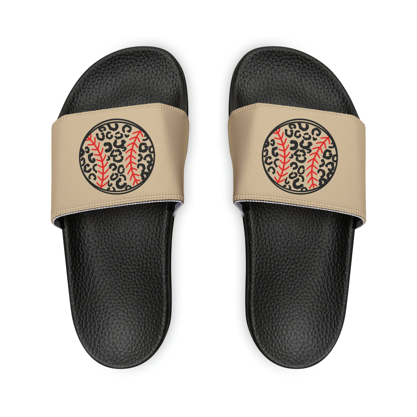 Baseball Leopard Women's Slide Sandals
