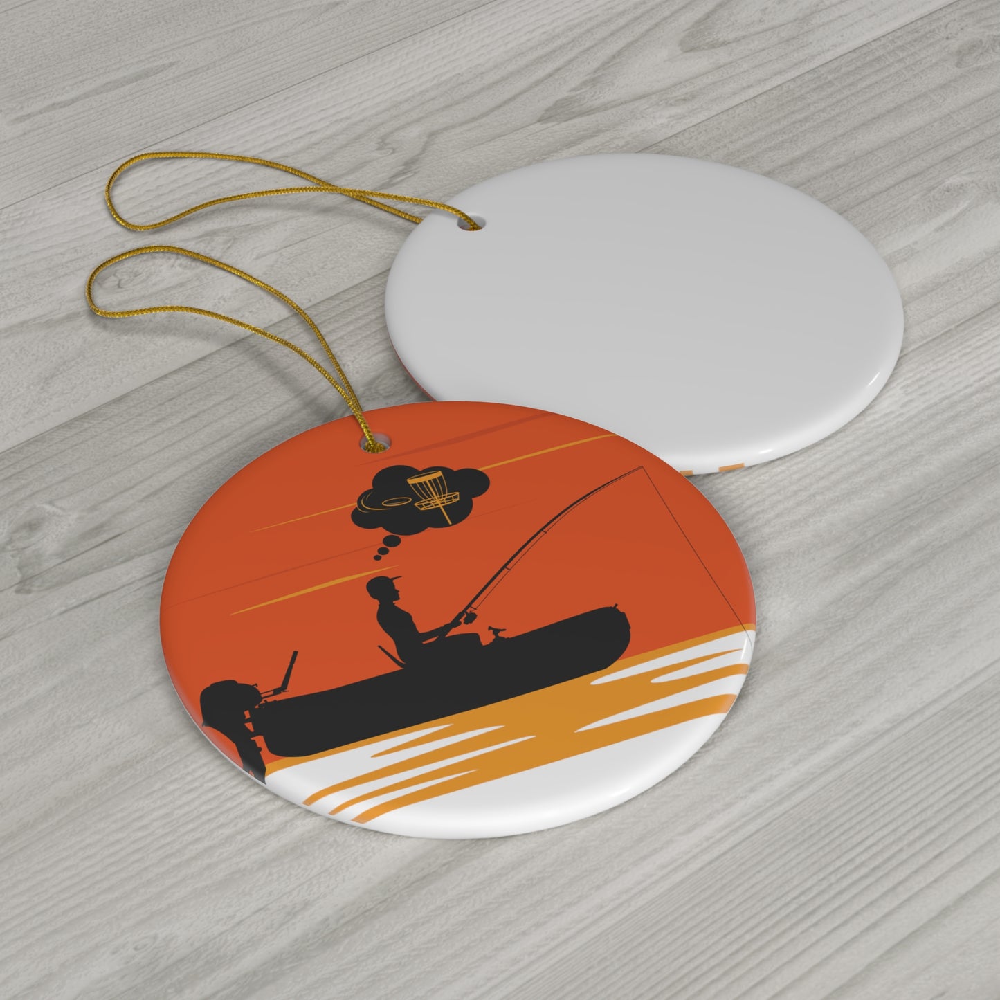 Ceramic Ornament, 4 Shapes