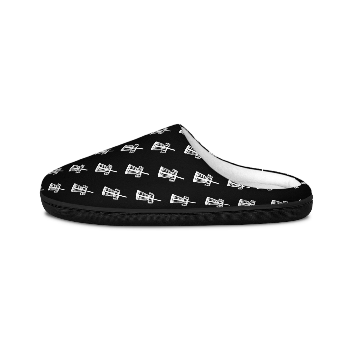 Disc golf pattern Men's Indoor Slippers
