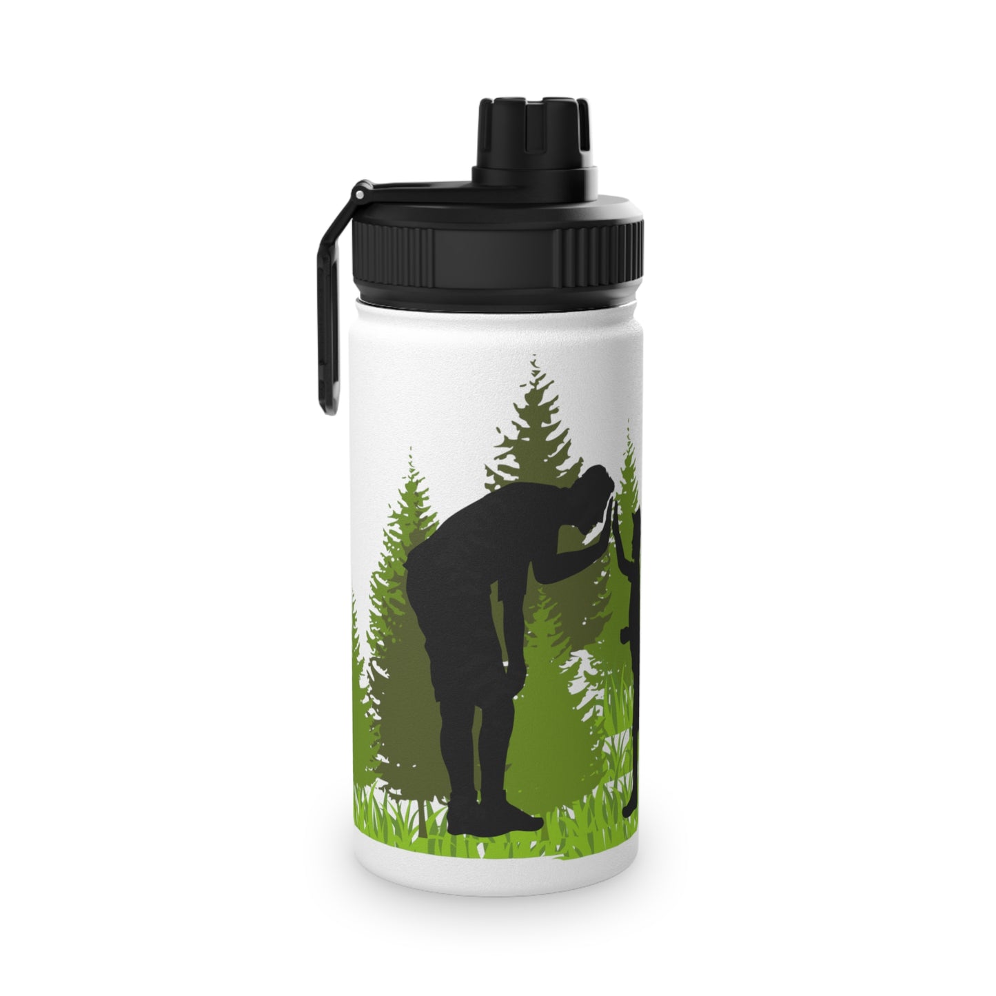 Disc Golf Father and Son Stainless Steel Water Bottle, Sports Lid