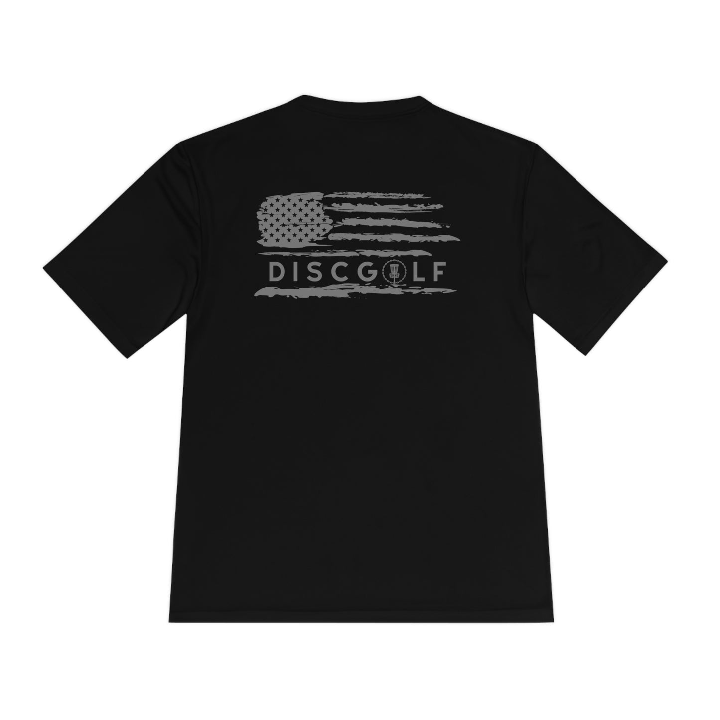 Flag on Back Disc Golf Moisture Wicking Tee