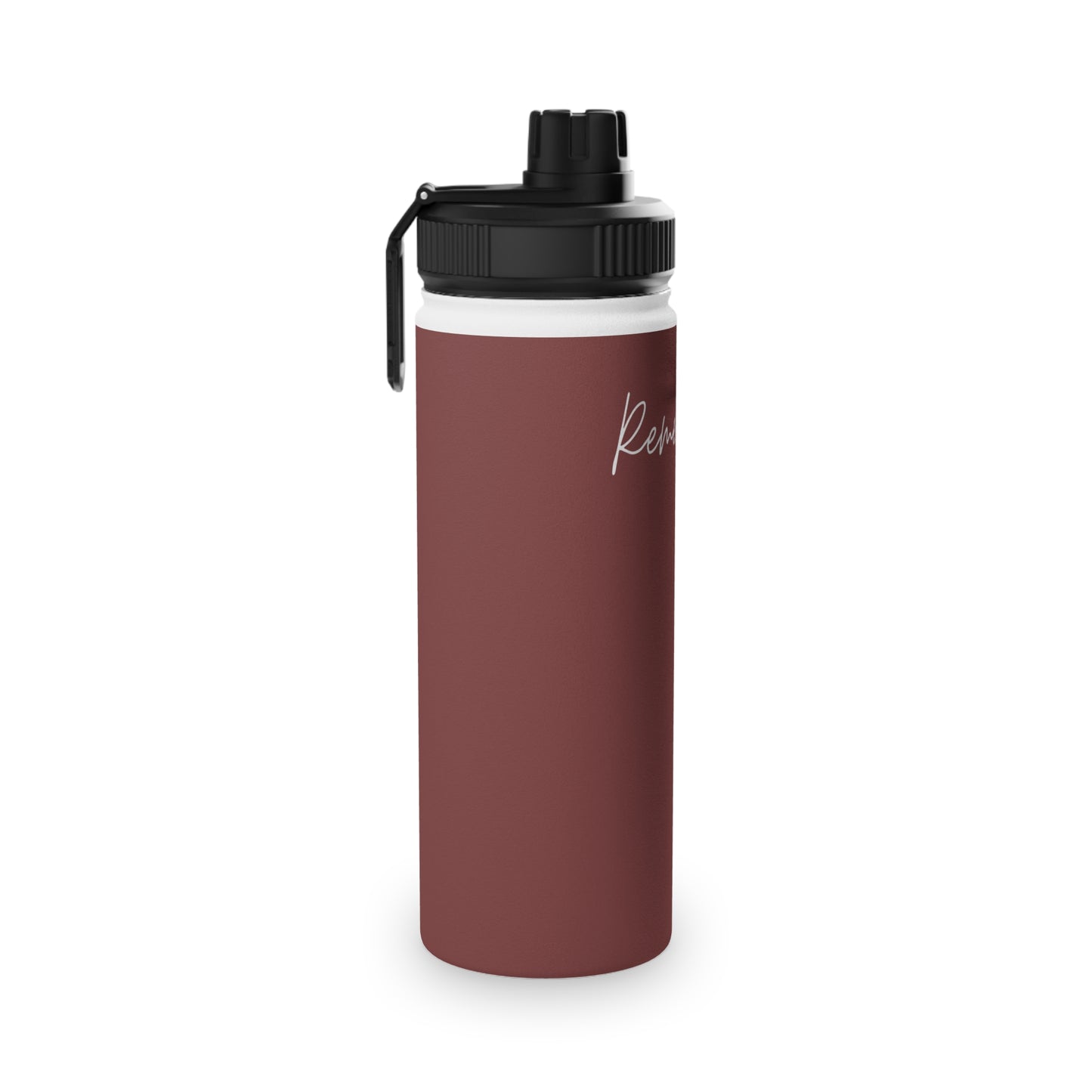 Remember this Stainless Steel Water Bottle, Sports Lid