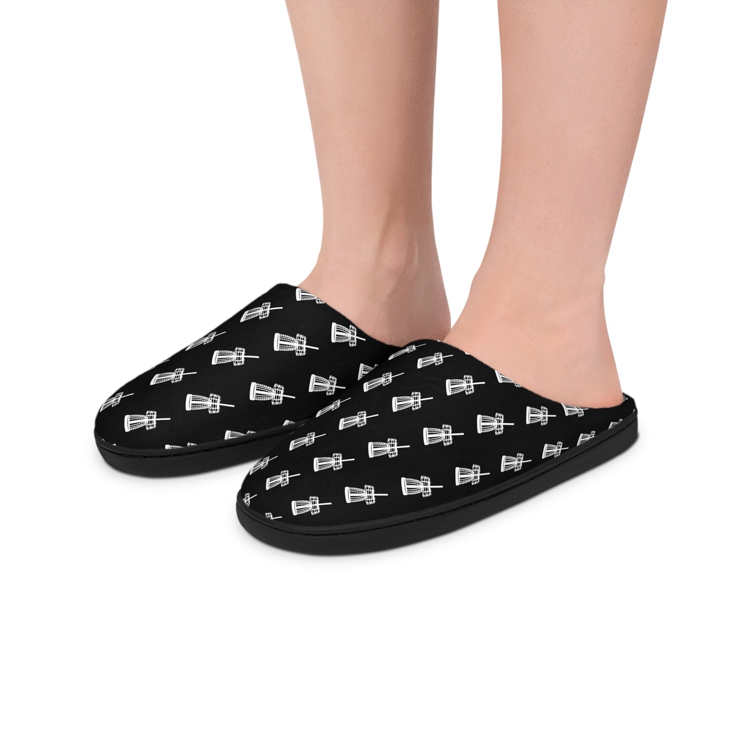 Disc golf pattern Men's Indoor Slippers