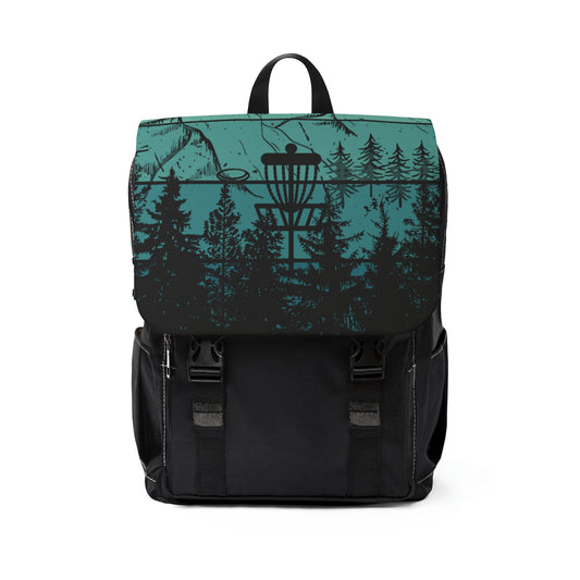 Retro Blue Disk Golf Backpack