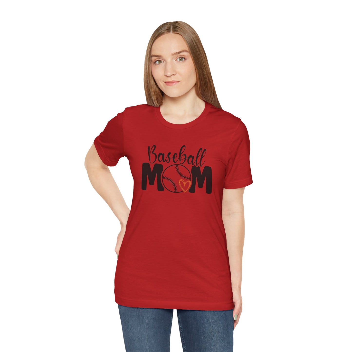 Baseball mom Jersey Short Sleeve Tee