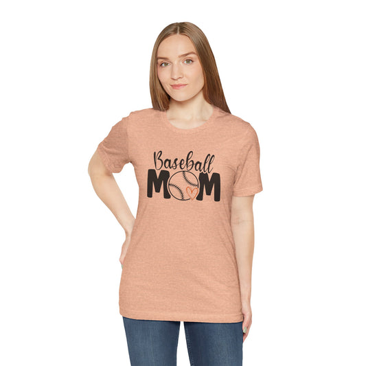 Baseball mom Jersey Short Sleeve Tee