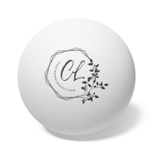 Custards Legacy Ping Pong Balls, 6 pcs