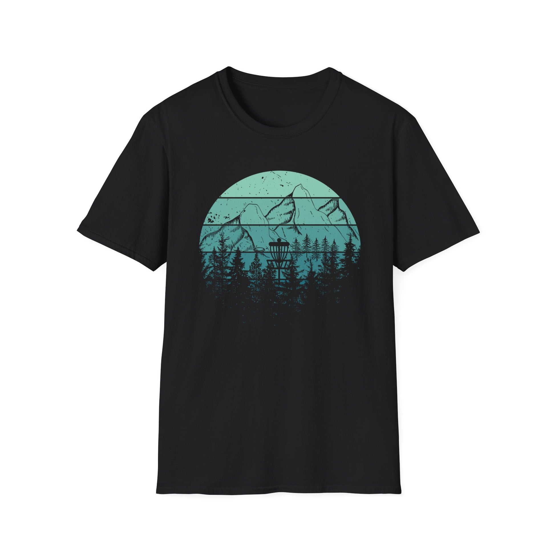 Retro style disc golf shirt