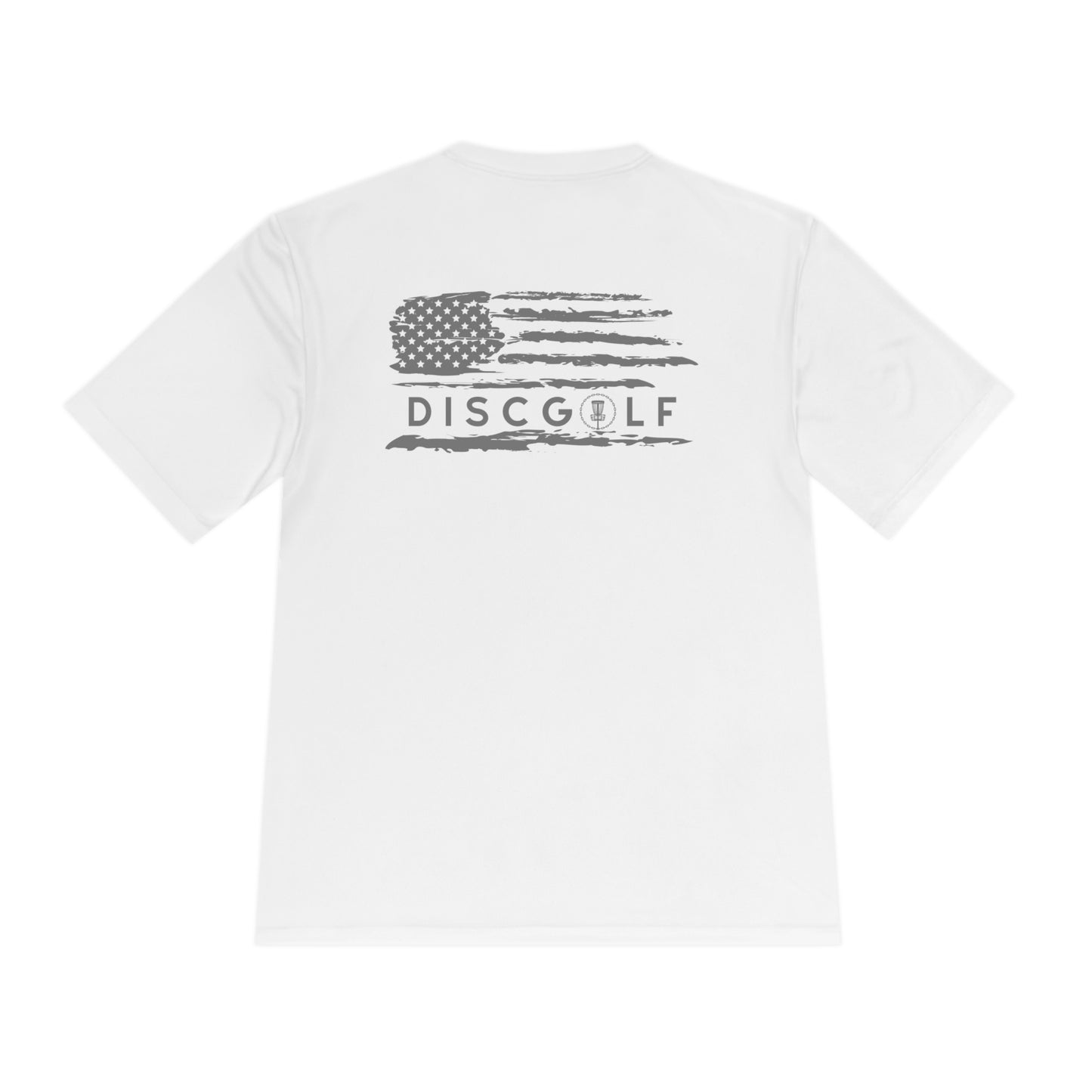 Flag on Back Disc Golf Moisture Wicking Tee