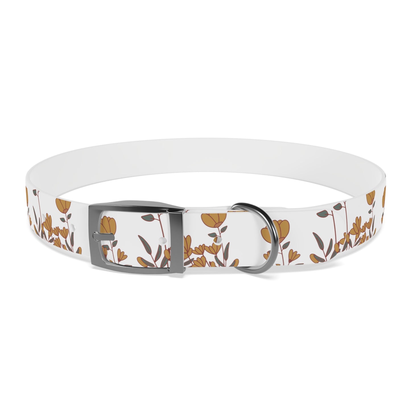 Boho Tulip flower Dog Collar