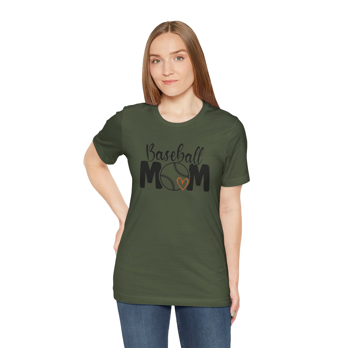 Baseball mom Jersey Short Sleeve Tee