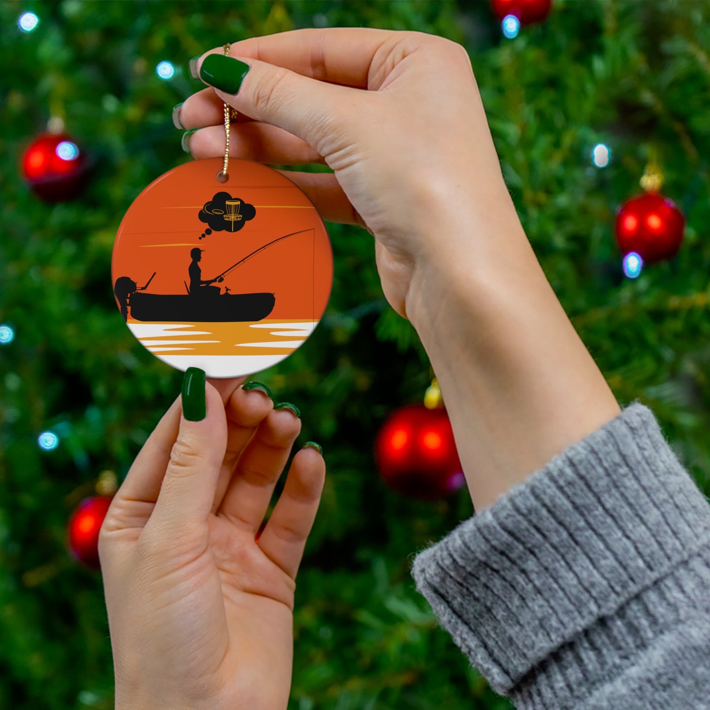 Ceramic Ornament, 4 Shapes