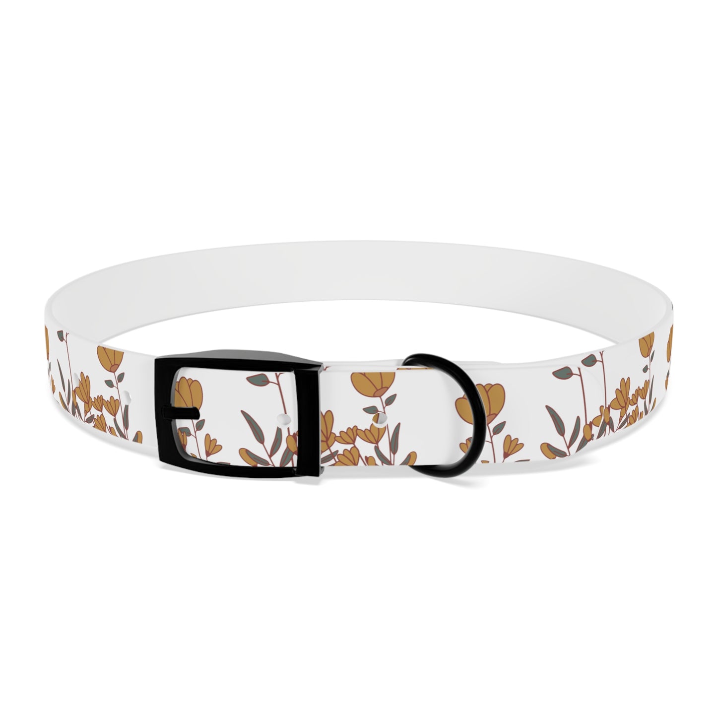 Boho Tulip flower Dog Collar