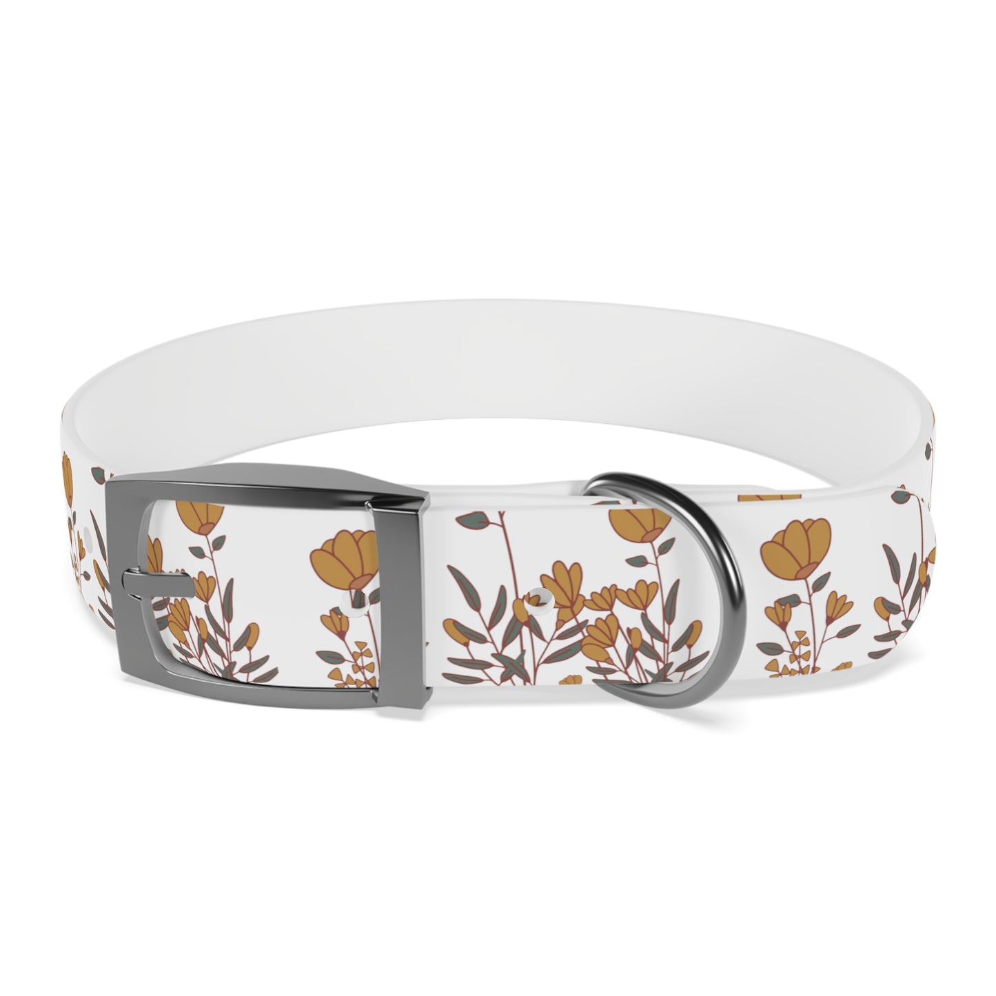 Boho Tulip flower Dog Collar