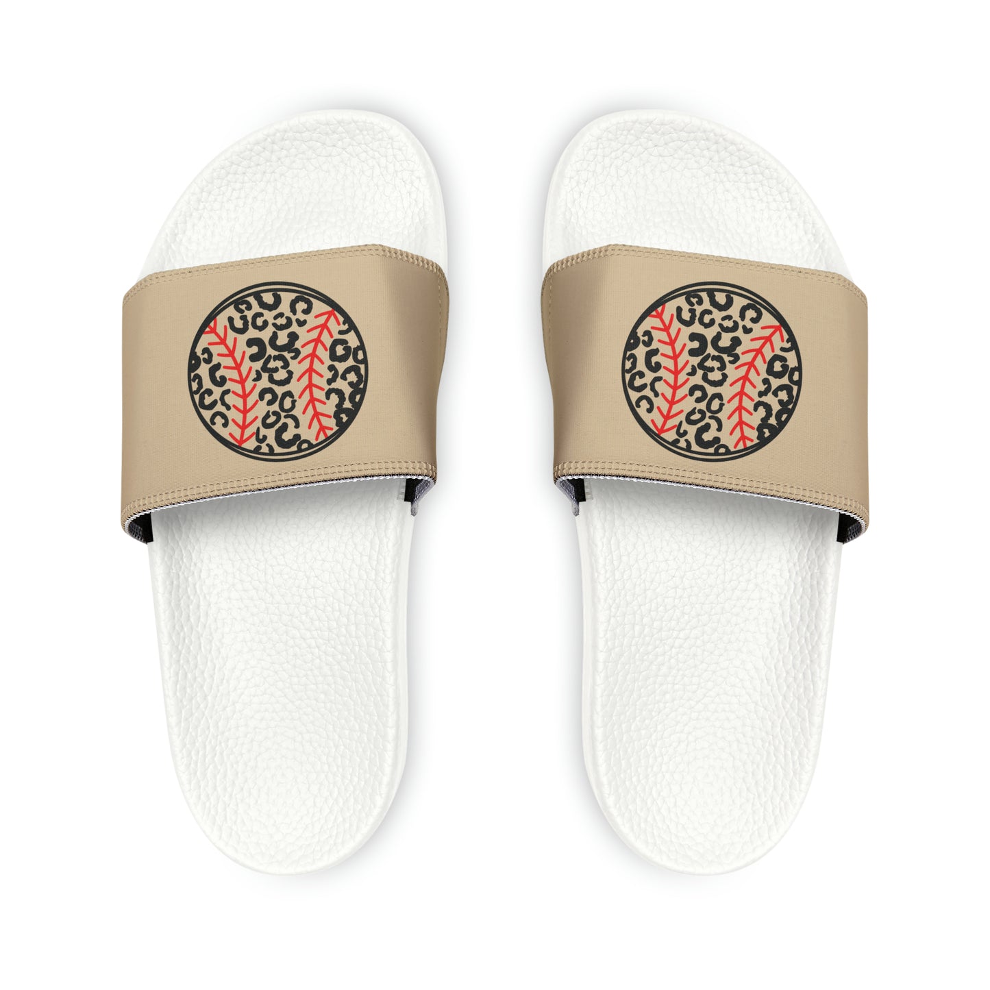 Baseball Leopard Women's Slide Sandals