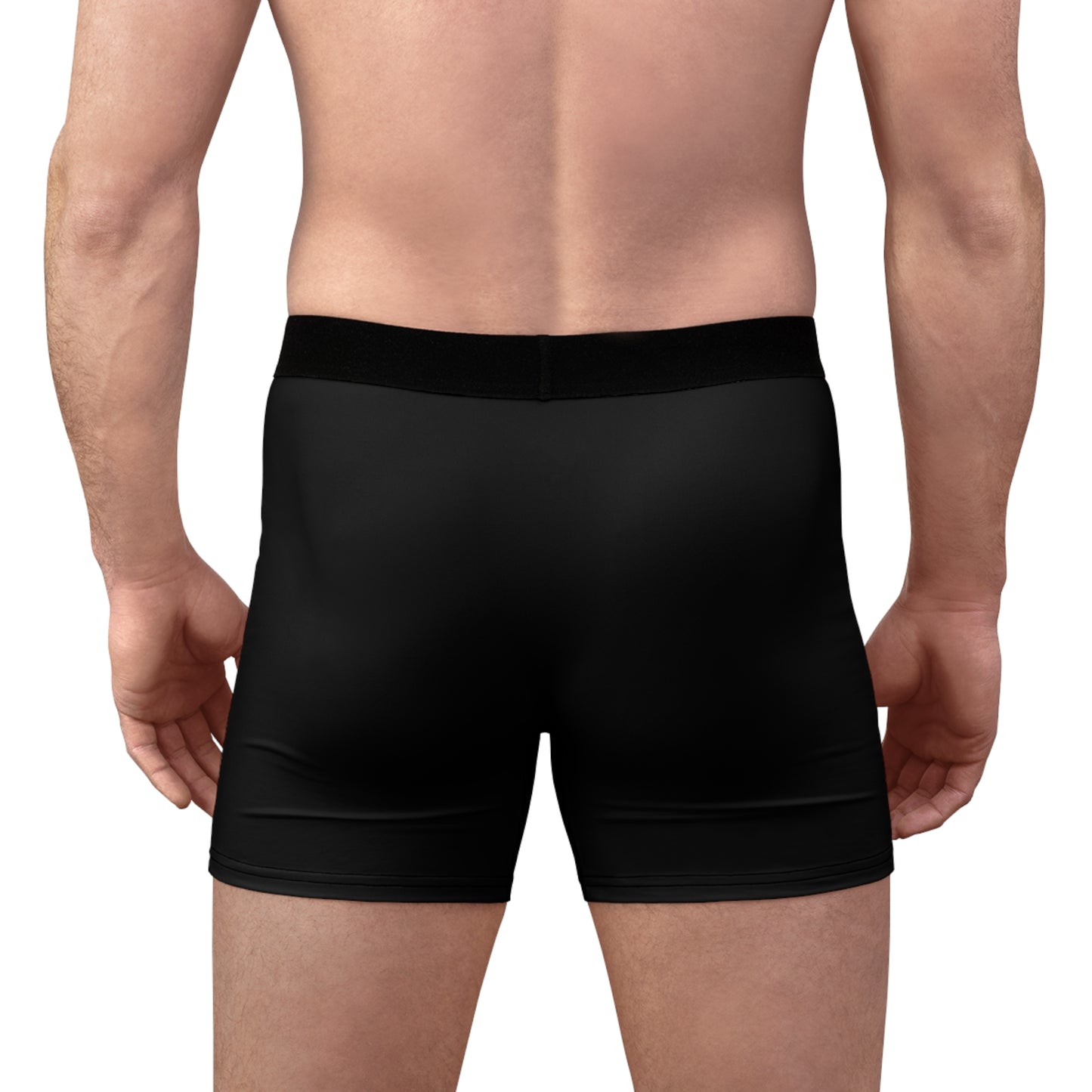 Fishing but thinking about Disc Golf Men's Boxer Briefs (AOP)
