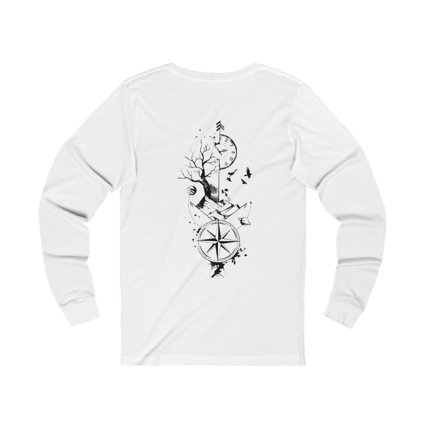 Compass Art Long Sleeve  Shirt