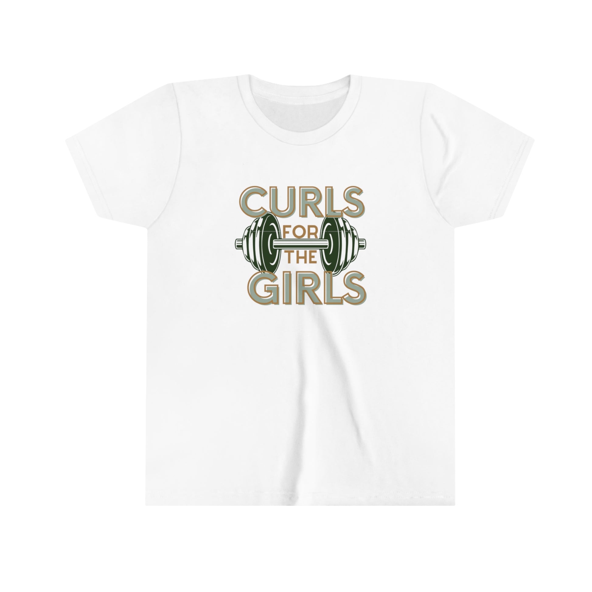 white curls for the girls tshirt design