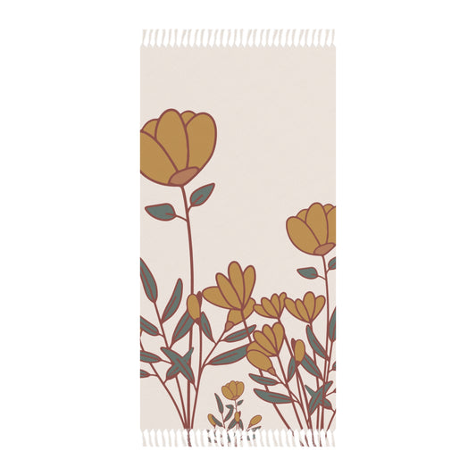 Boho Tulip flower Beach Cloth
