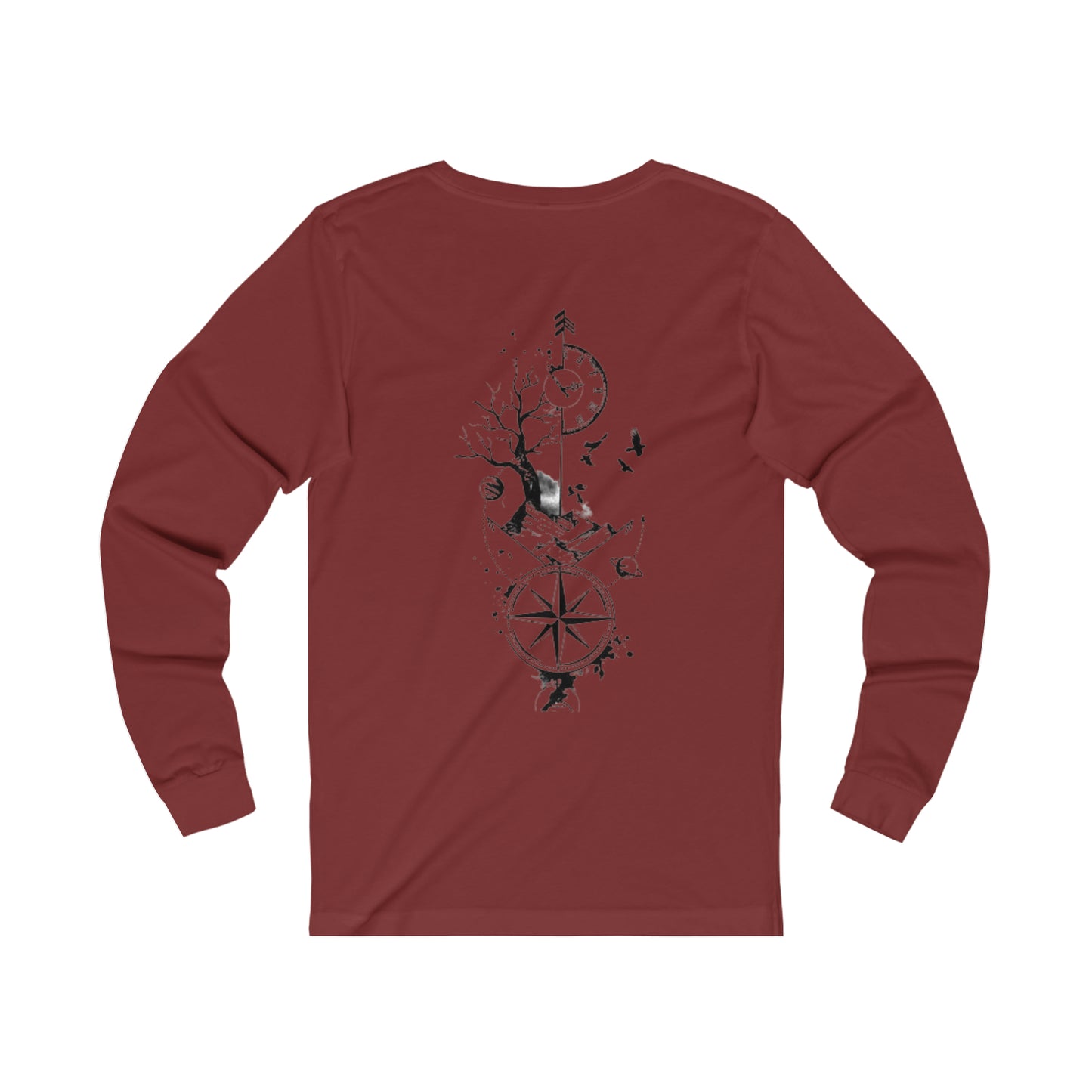 Compass Art Long Sleeve  Shirt